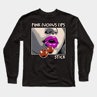 PINK LUCIOUS LIPS - STICK. Long Sleeve T-Shirt